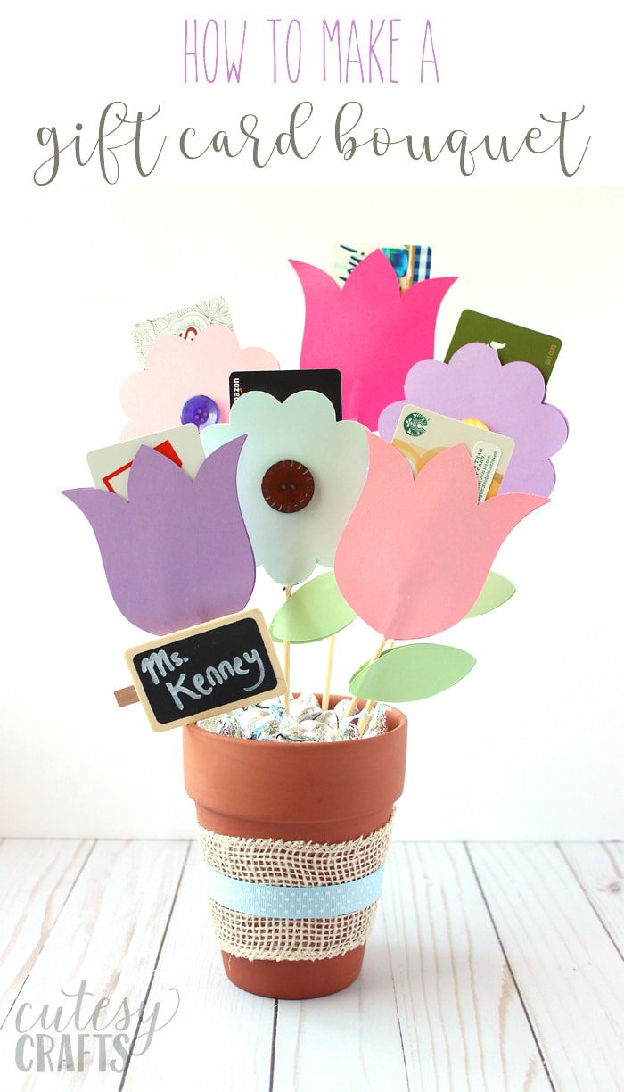 How to Make Gift Card Bouquet