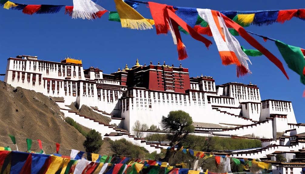 beautiful palace in tibet