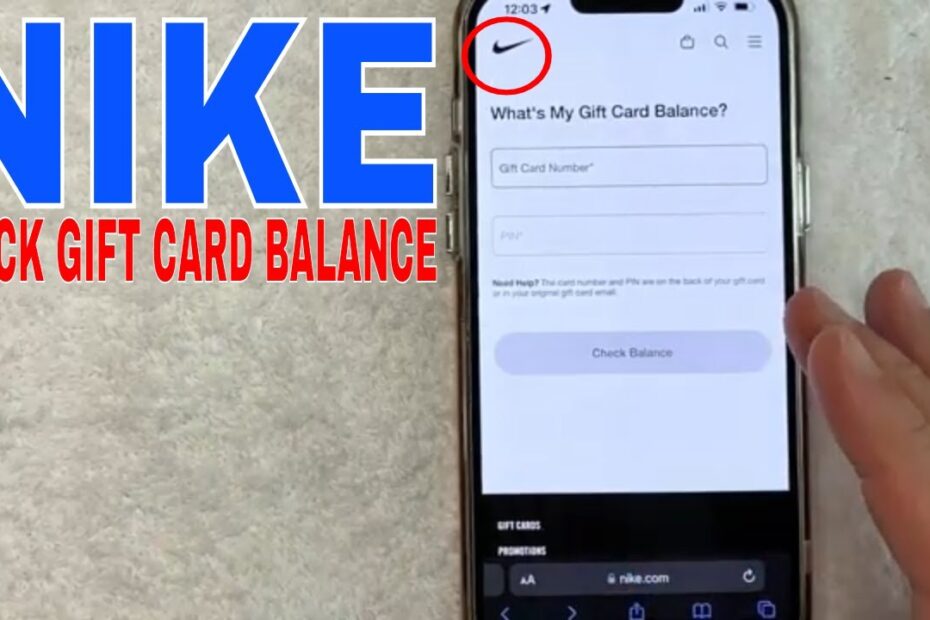 How to Check Gift Card Balance Nike