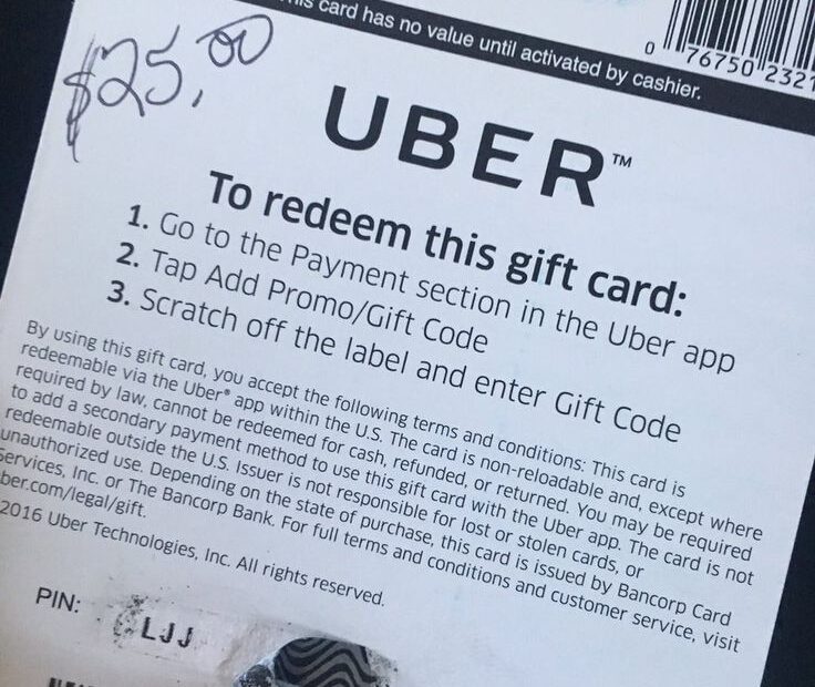 How to Get Uber Gift Card for Free