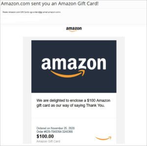 How to Send Amazon Gift Card Email