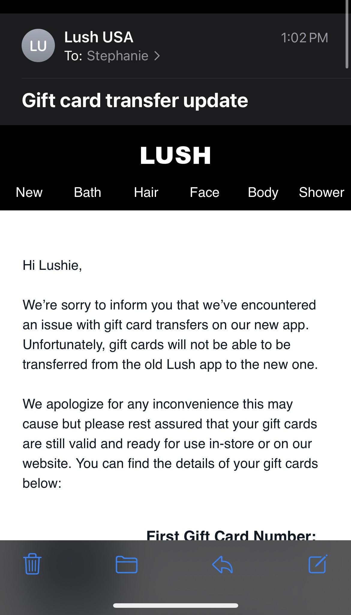 How to Use Lush Gift Card Online