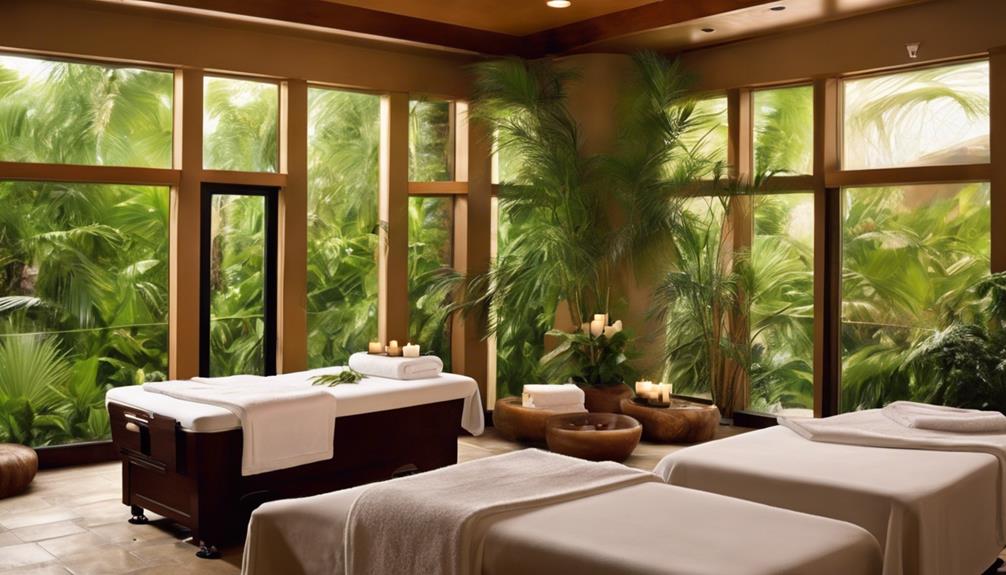luxurious spa and relaxation