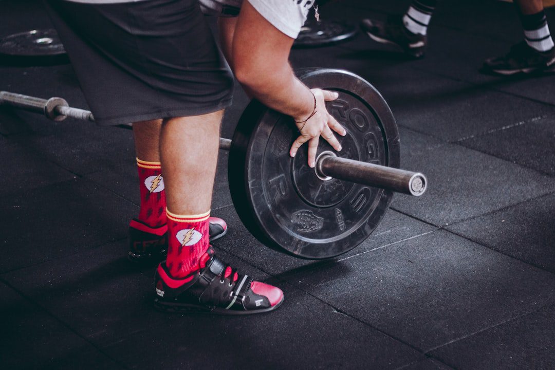 Photo Barbell and weights