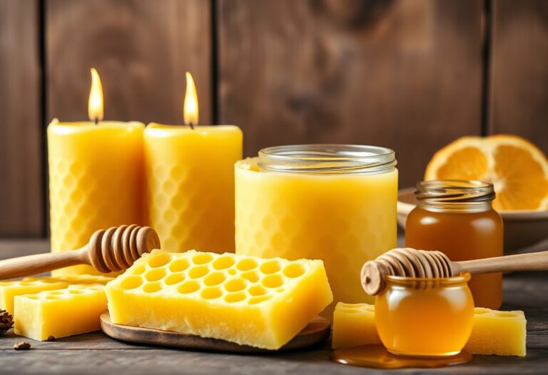 Benefits of using natural beeswax for candles and its history.