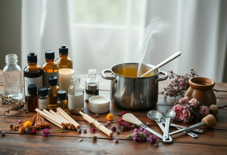How to select and use essential oils in scented candle making.