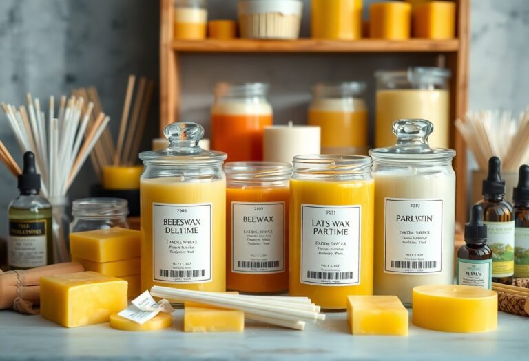 A detailed guide to the different types of wax used in candle making.