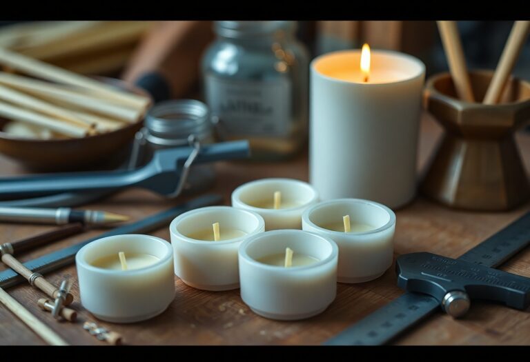 Tips for using wicking tools to ensure perfectly centered wicks.