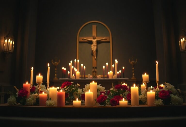 Votive candles, their religious significance, and common uses.
