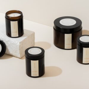 Photo Soy wax candle