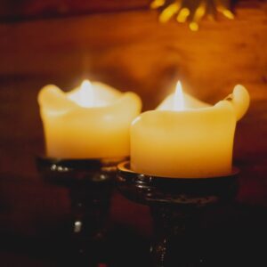 Photo Beeswax candle