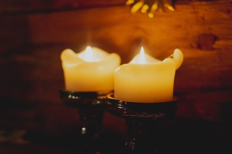 Photo Beeswax candle