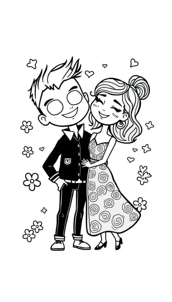 Couple Baddie Art