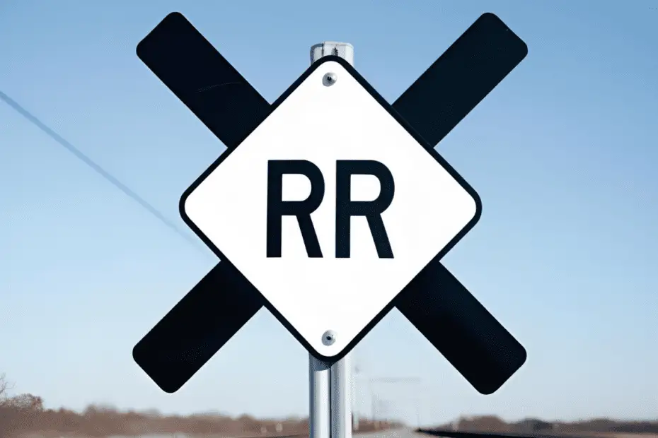 RR crossing sign