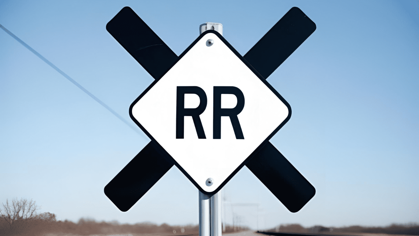 RR crossing sign