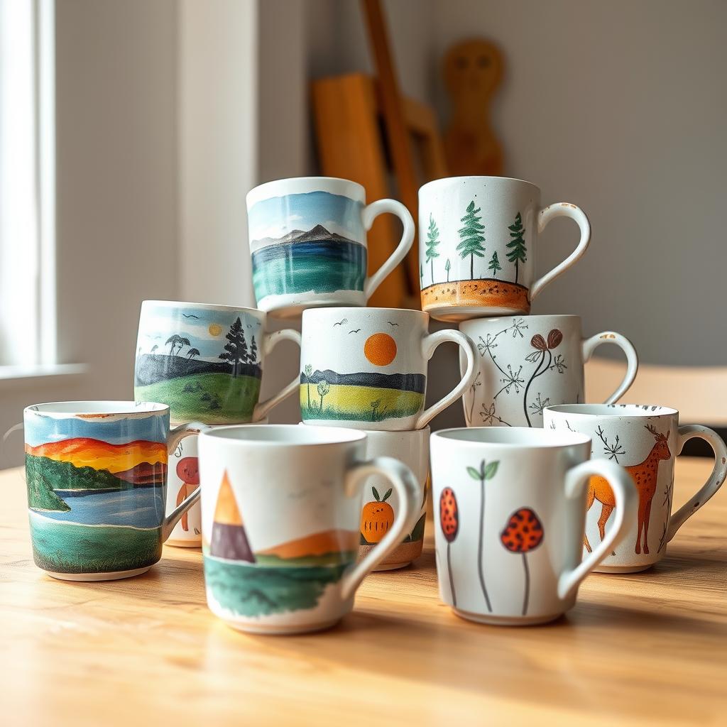 coffee mug painting ideas
