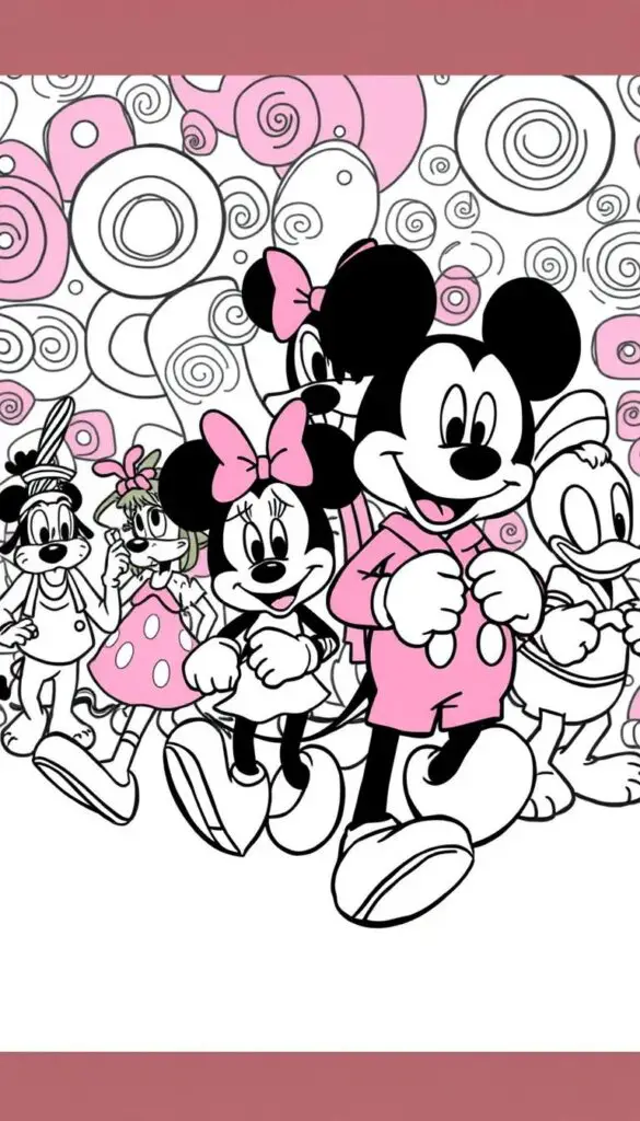 disney march coloring pages