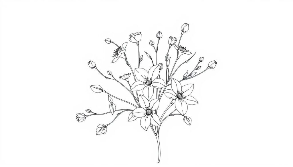 flower coloring pages for adults