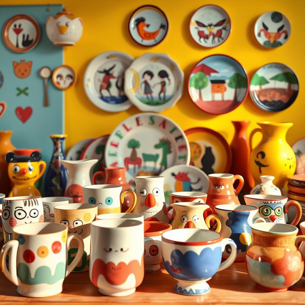 funny pottery designs