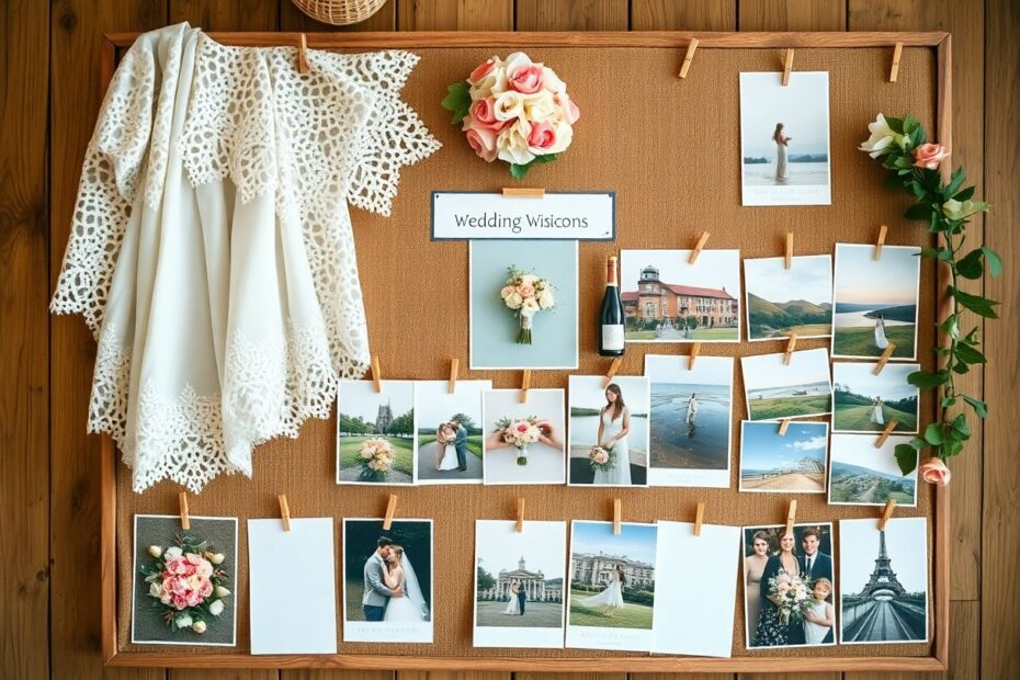 how to make a wedding vision board