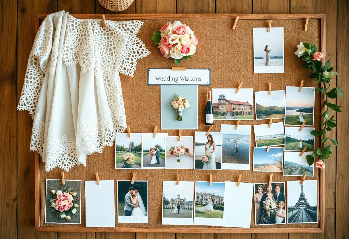 how to make a wedding vision board
