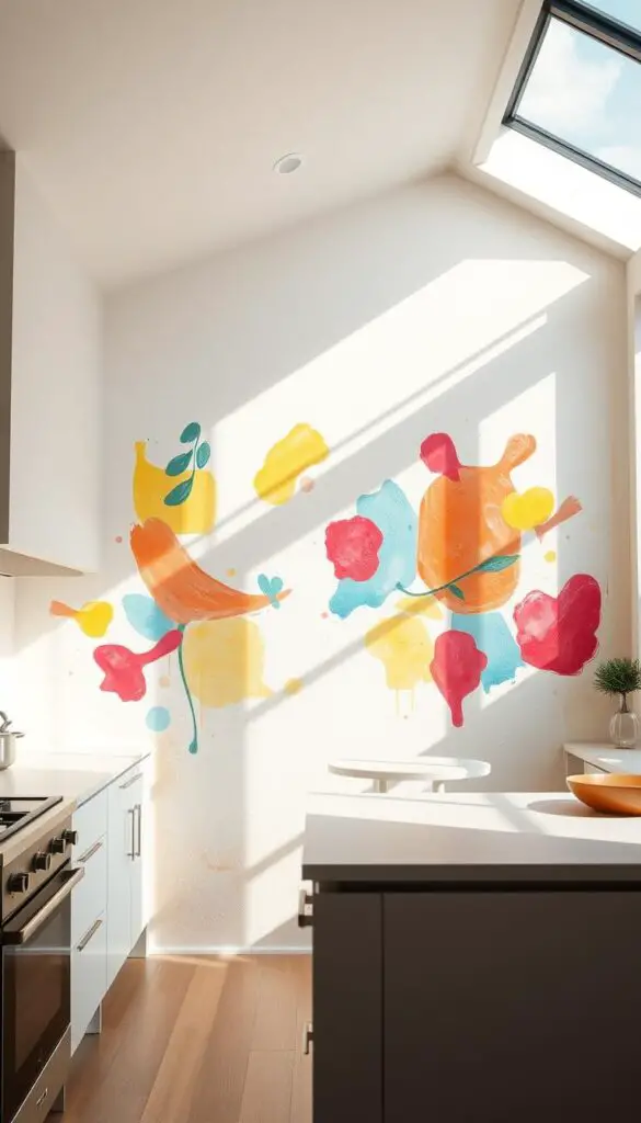 kitchen wall painting ideas
