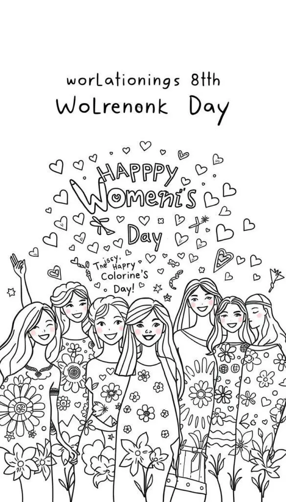 march 8 coloring pages