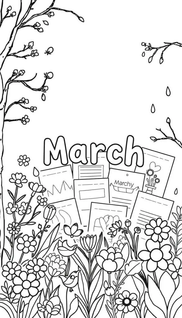 march coloring pages tips