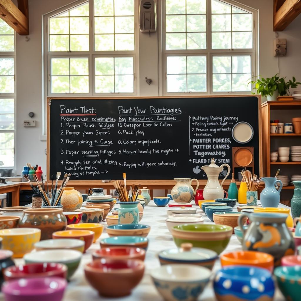 pottery painting tips