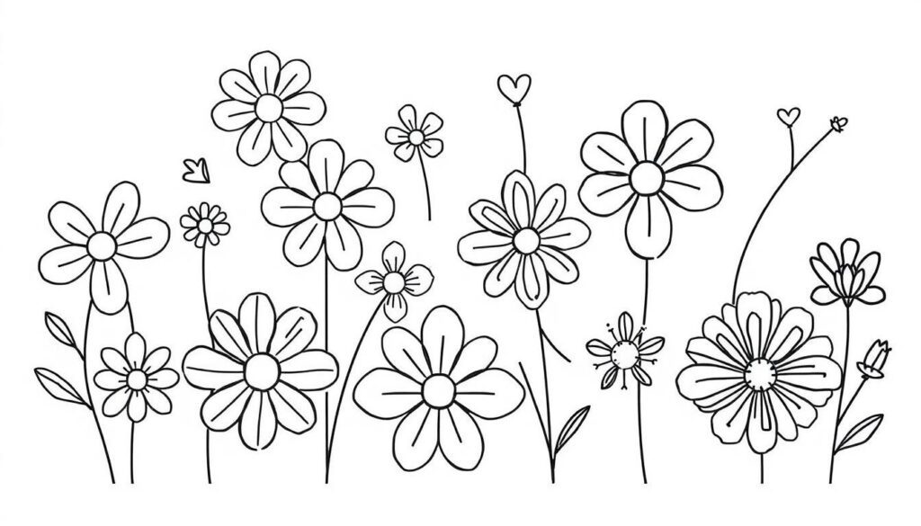 simple flower designs