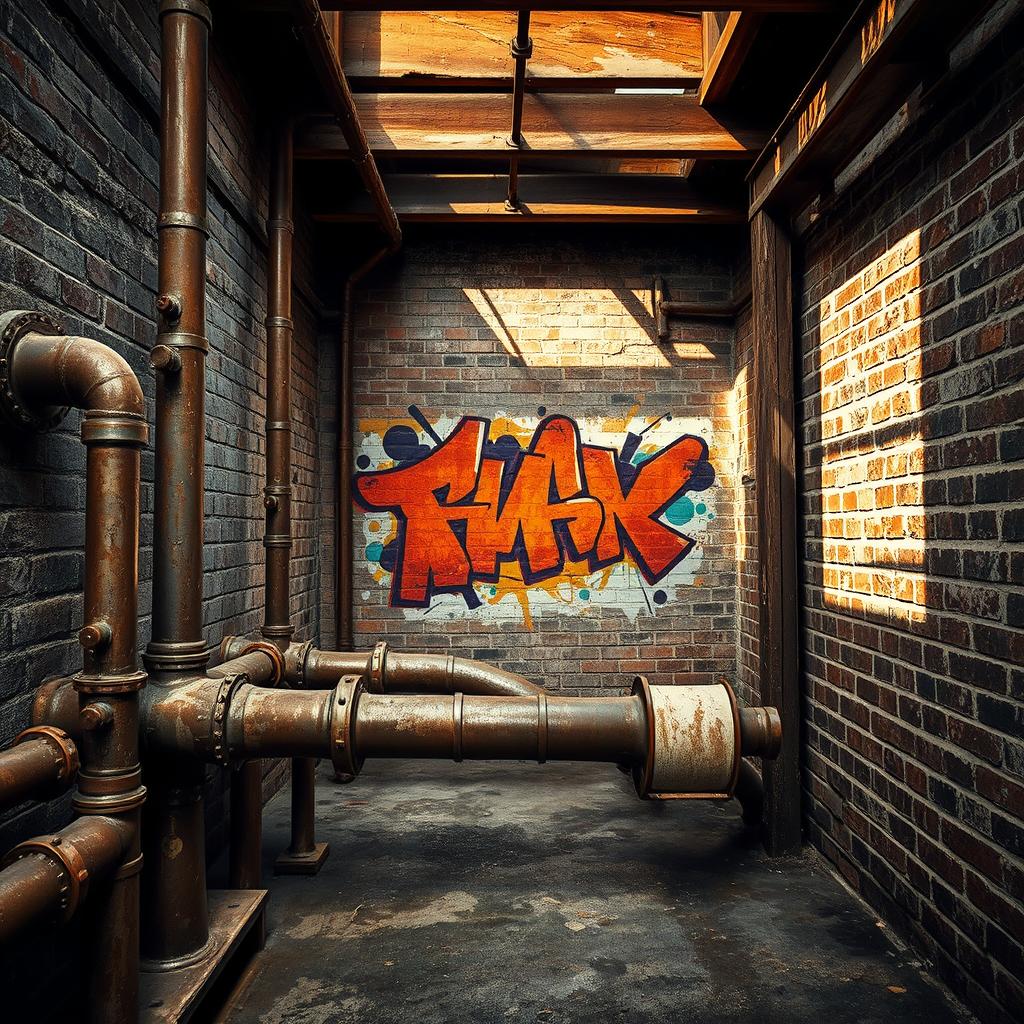 urban industrial painting ideas