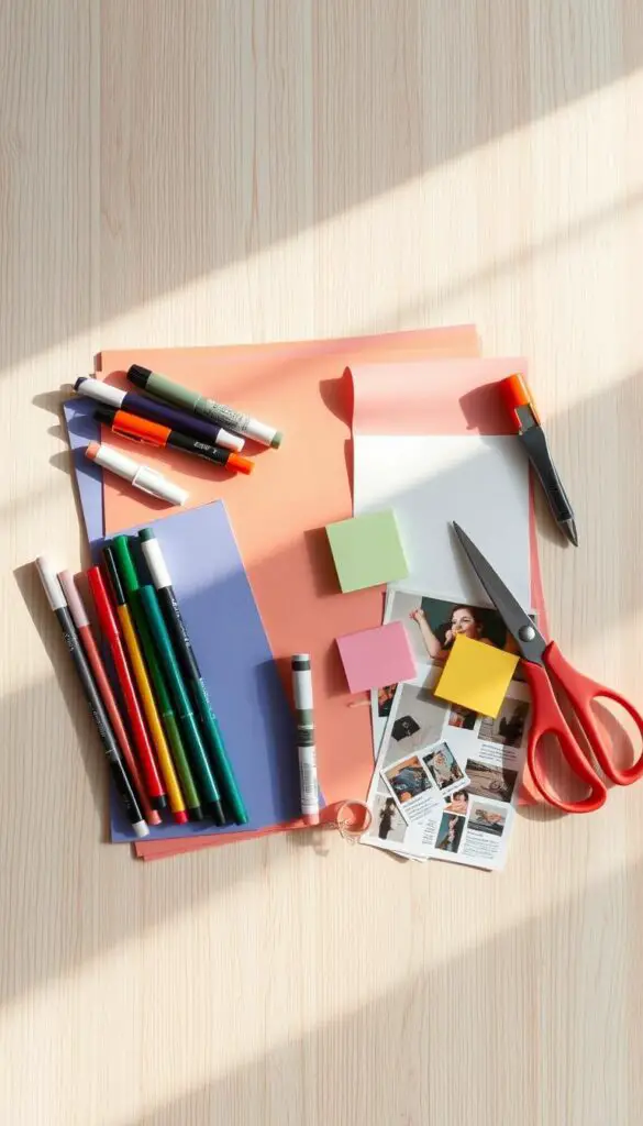 vision board diy materials