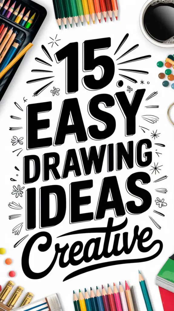 15 Easy Drawing Ideas Creative