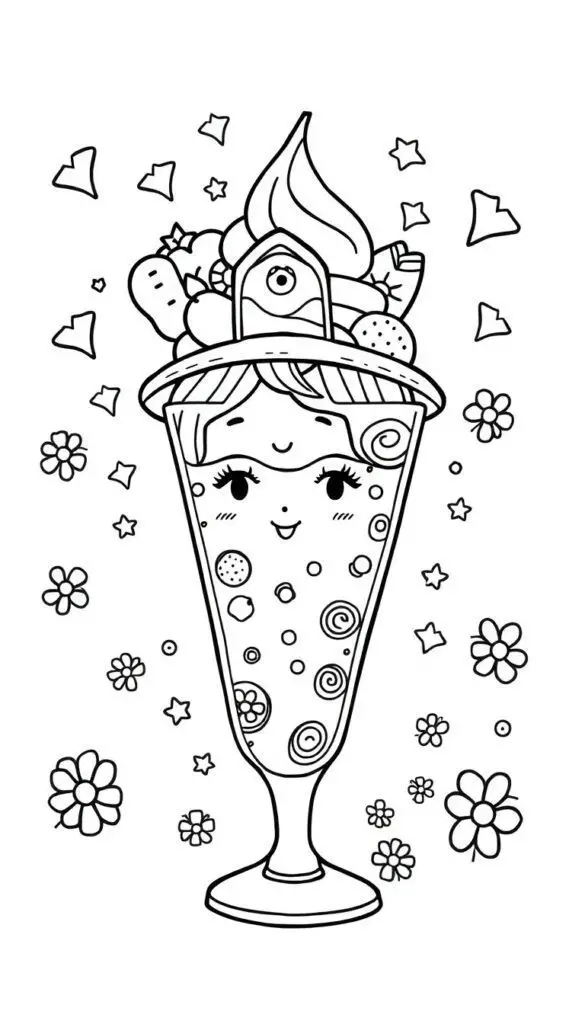 Ice Cream coloring page