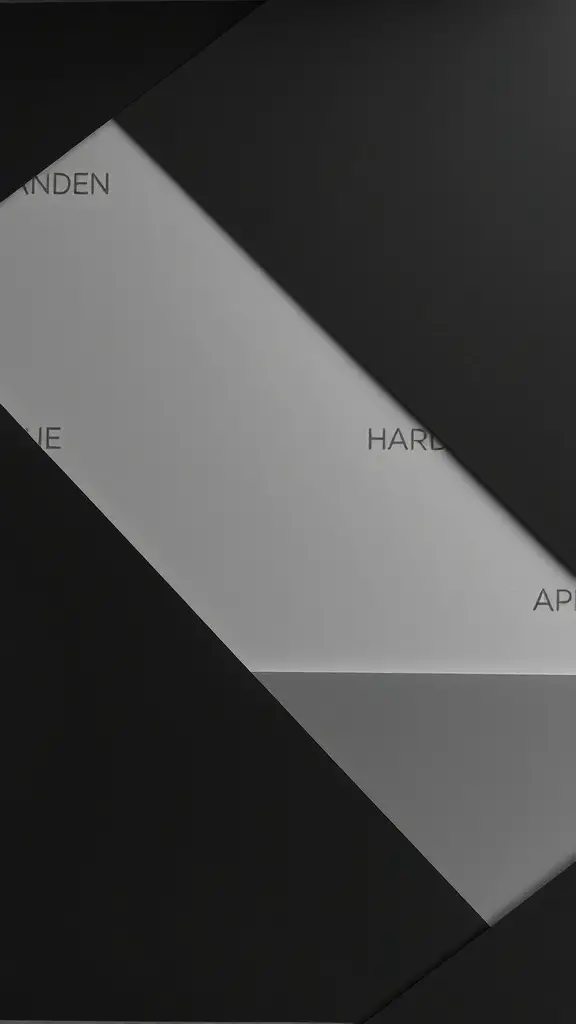 Abstract geometric pattern in black and grey with sharp angles