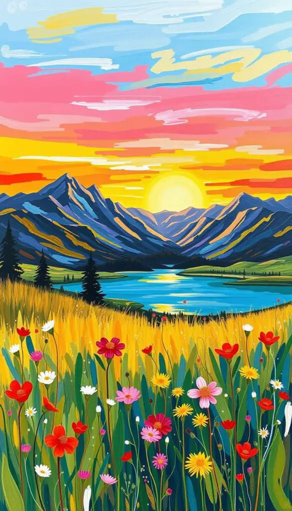 acrylic painting idea