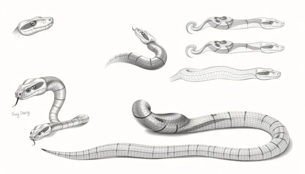 advanced snake drawing techniques