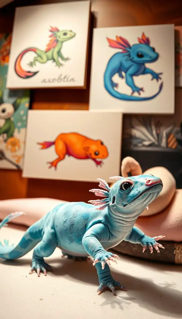 axolotl art styles