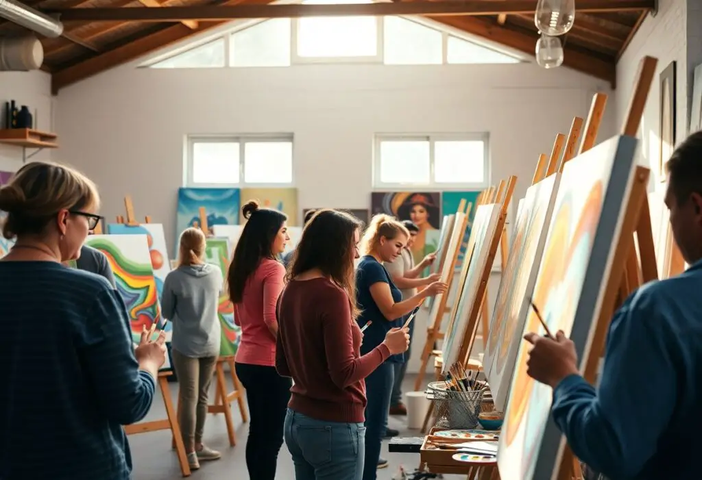 Top Benefits Of Joining Acrylic Painting Workshops Today