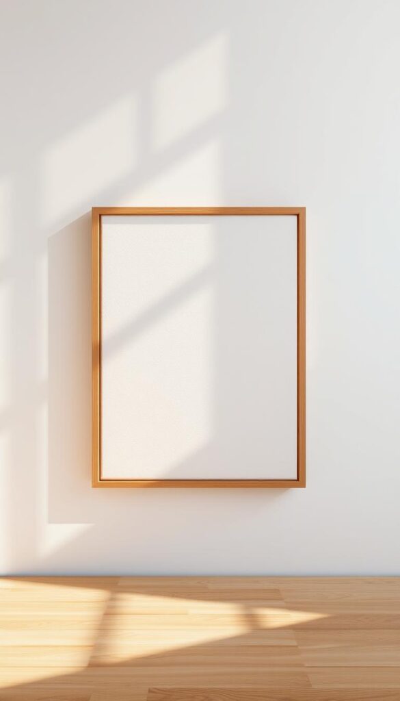 canvas in the frame