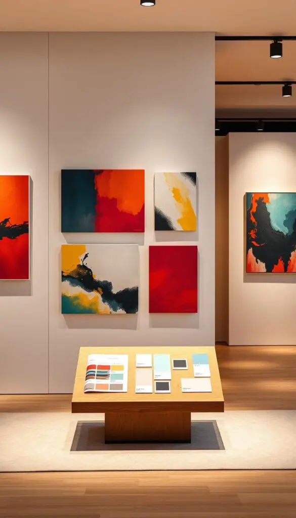 color theory and wall art selection
