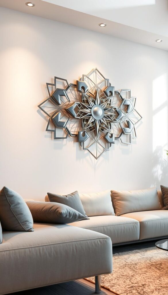 contemporary metal wall art