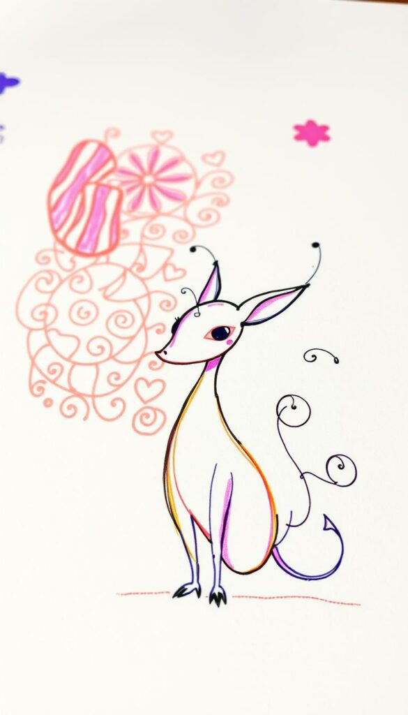 creative drawing style