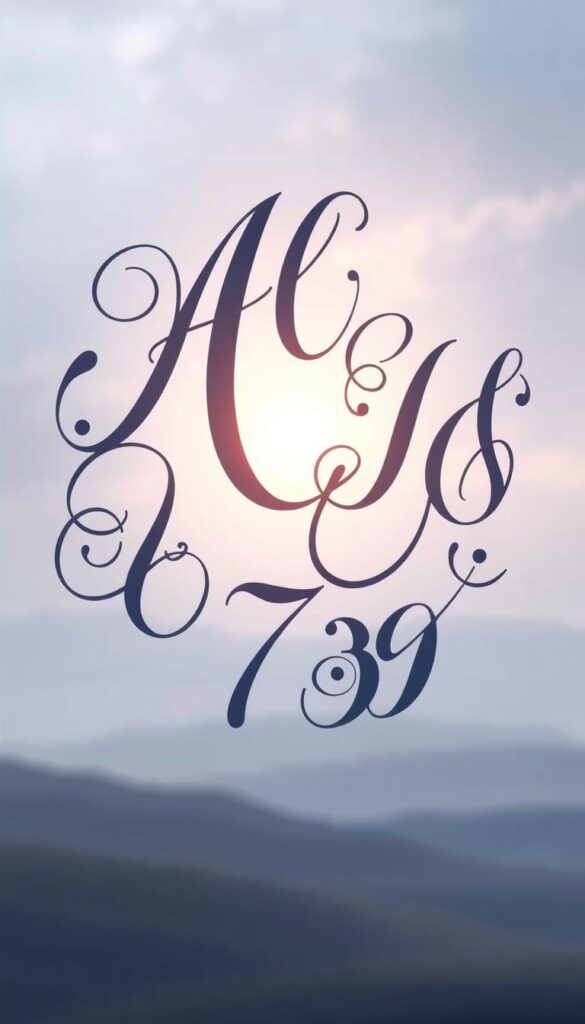 cursive letters