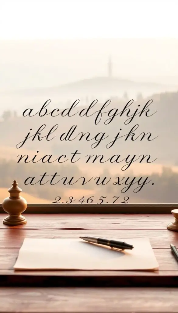 cursive writing practice