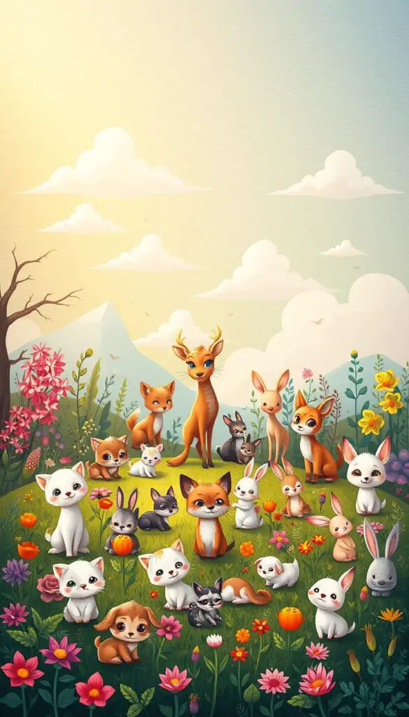 cute cartoon wallpapers animals