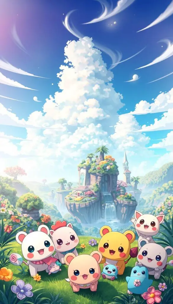 cute cartoon wallpapers anime