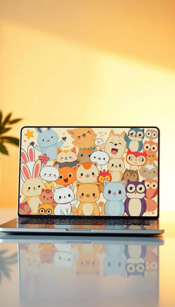 cute cartoon wallpapers laptop