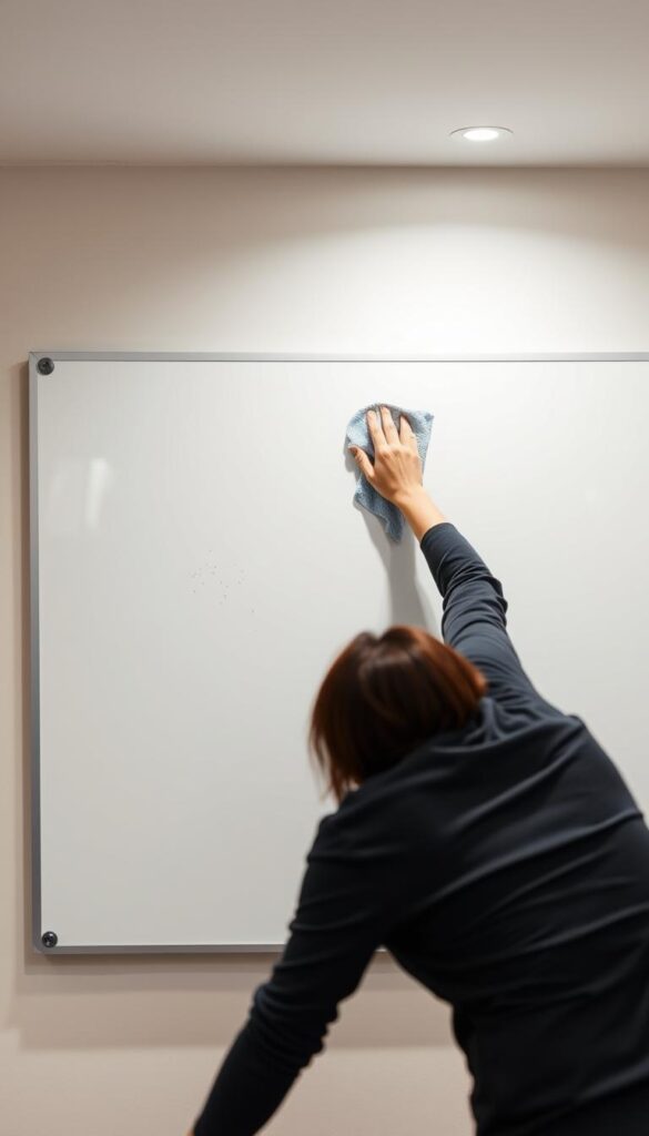 dry erase board cleaning