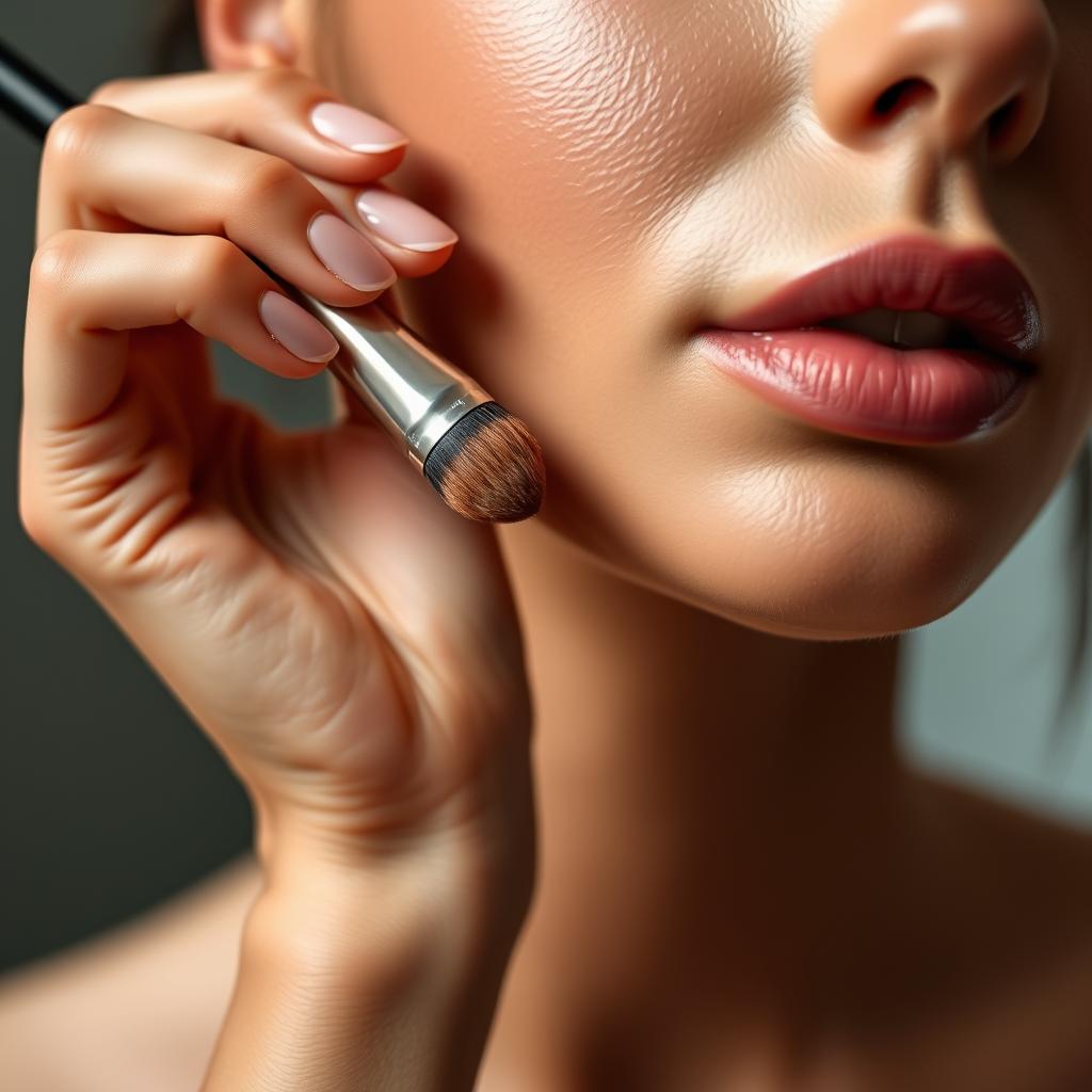 flawless skin tone application